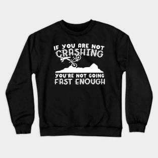 Crash Test Dummy Downhill Mountain Bike Crewneck Sweatshirt